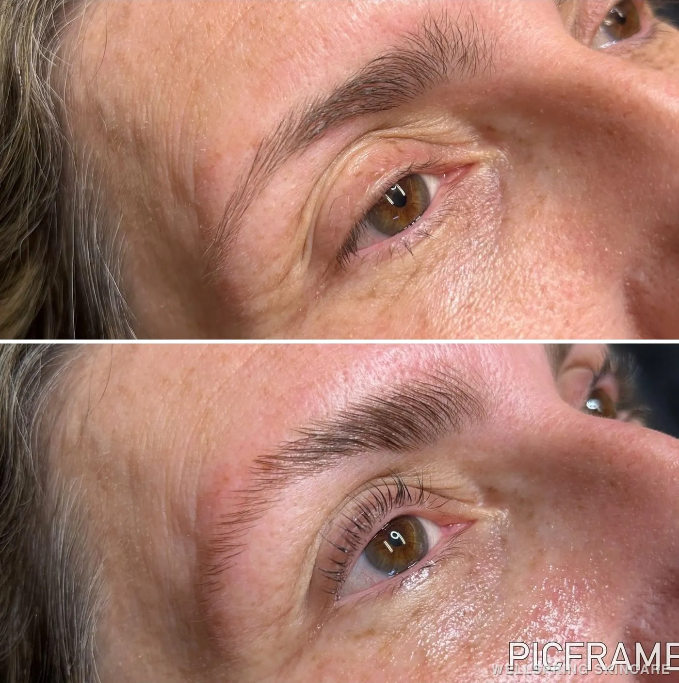 Before and after: Brow & lash treatments